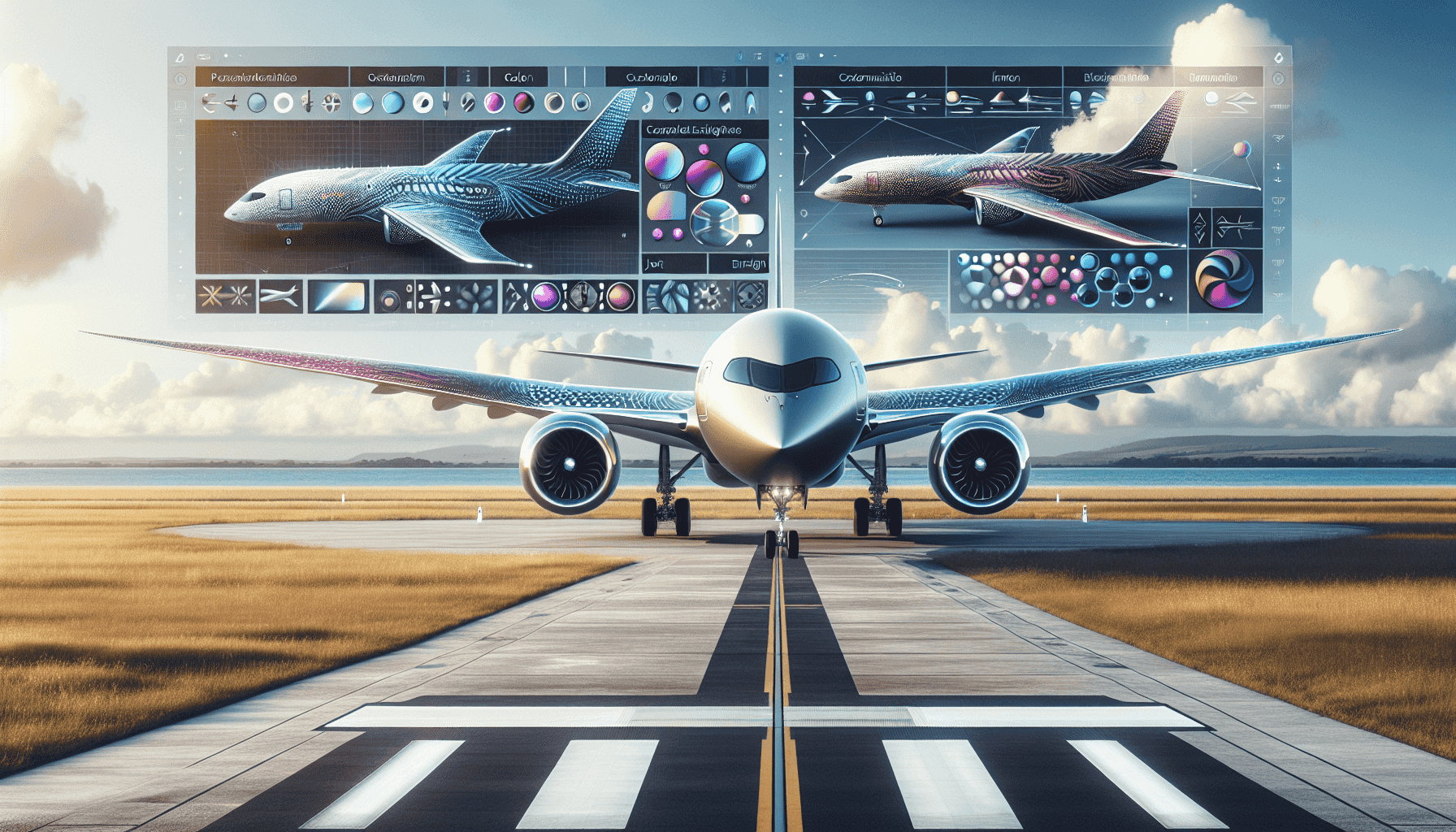 Avión personalizable con estética única